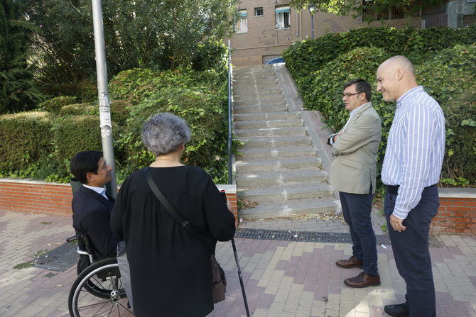 El proyecto prevé actuaciones para hacer de Valdezarza un barrio más accesible, sostenible, seguro y con mayor calidad de vida.