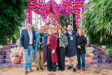 Marta Rivera de la Cruz ha presentado los cuatro altares, acompañada por la directora general de la Fundación Casa de México en España, Ximena Caraza.