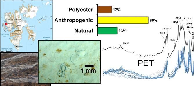 La mayoría de los microplásticos hallados en ese lago son fibras de poliéster, un material muy utilizado en la industria textil y como revestimiento debido a su durabilidad.