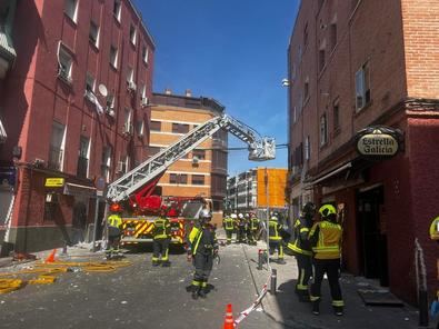 Explosión en un bar de Puente de Vallecas