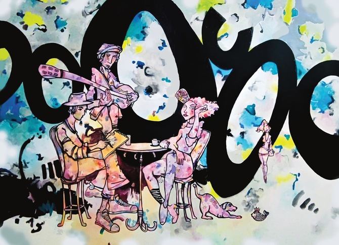 El centro cultural Casa de Vacas, en el parque de El Retiro, acoge, del 28 de mayo al 28 de junio, una exposición que muestra la obra más potente, colorida y de toques poéticos del pintor murciano Álvaro Peña.