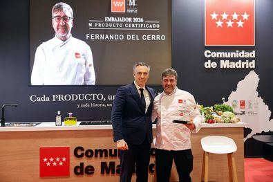 La Comunidad de Madrid ha presentado hoy al cocinero Fernando del Cerro, del restaurante familiar Casa Jose, en Aranjuez, como nuevo embajador de M Producto Certificado, el sello de calidad y trazabilidad de los alimentos regionales.