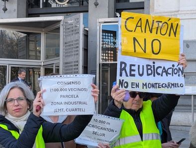Más Madrid y PSOE han registrado una proposición conjunta para el Pleno de Cibeles, con el fin de pedir la reubicación del cantón de Montecarmelo en una zona industrial en Las Tablas y Vox reclama lo mismo, pero en otra iniciativa.