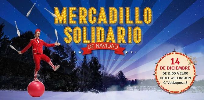 El Mercadillo Solidario se celebrará el 14 de diciembre en el Hotel Wellington, Madrid, de 11.00 a 21.00 horas. Durante el mercadillo, en el que participarán alrededor de 70 voluntarios de Fundación Mapfre, habrá actuaciones y eventos solidarios.