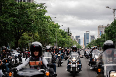 Las &#39;Harleys&#39; desfilan por Madrid este domingo