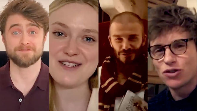 Actores y deportistas de primera línea se han unido al proyecto de lectura de las novelas. Entre ellos, David Beckham, Eddie Redmayne o Dakota Fanning.