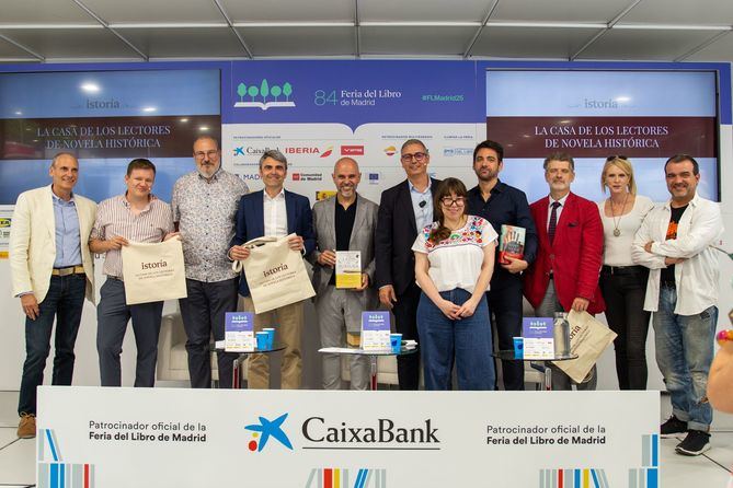 El pasado 10 de junio en la Feria del Libro de Madrid tuvo lugar la presentación oficial de Istoria, el nuevo sello de grupo Planeta, dedicado exclusivamente a la novela histórica.