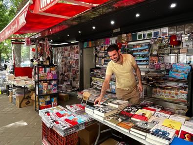 El kiosko-librería del barrio de Salamanca