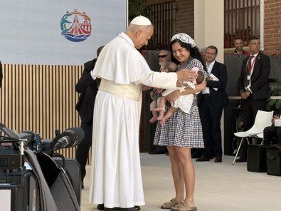 Visita Papal a CEDIA 24 horas en el distrito de Latina