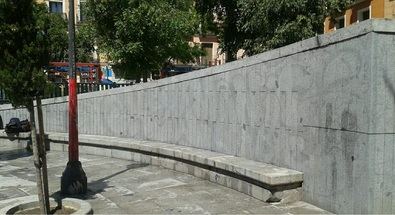 La plaza del Dos de Mayo, sin grafitis de nuevo