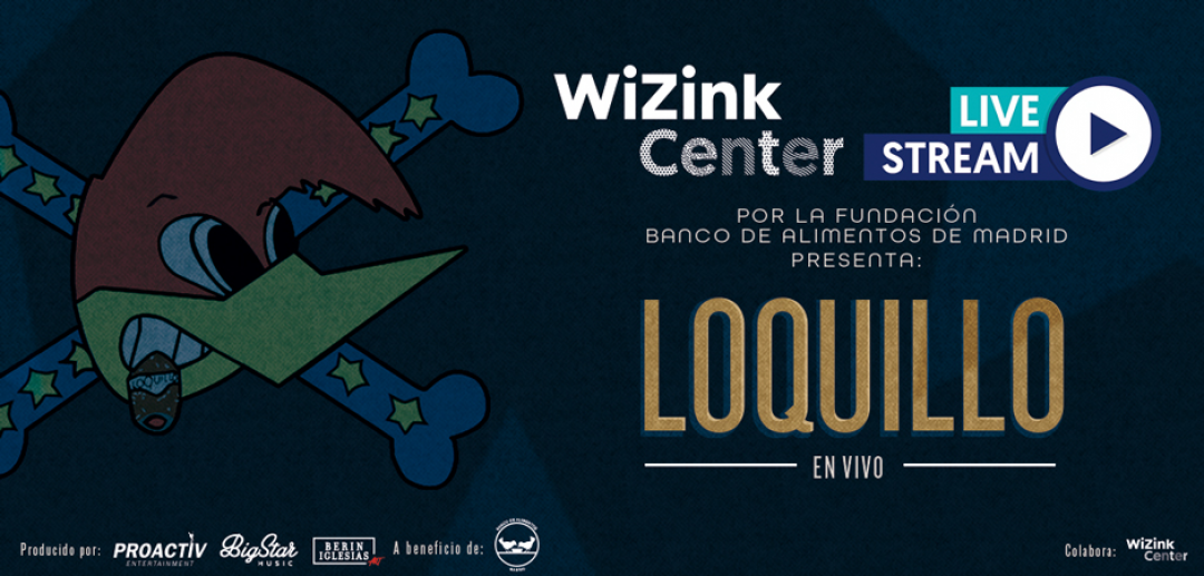 Wizink Center reabre con un concierto con aforo limitado de Loquillo, a favor del Banco de Alimentos