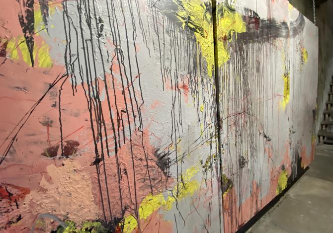 Manolo Oyonarte reinventa 'Los nenúfares' de Monet y las atmósferas grises de Twombly