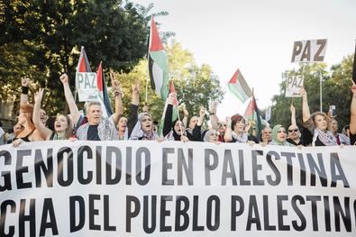 Multitudes piden el "fin al genocidio" en Gaza