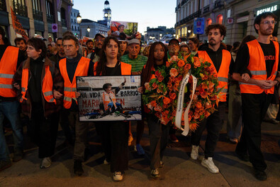 Marcha en Madrid en memoria de Maricarmen