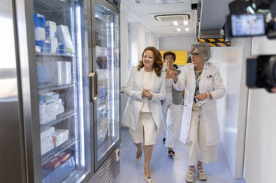 Fatima Matute ha visitado el dispositivo especifico en el Hospital Universitario Gregorio Maranon de Madrid.