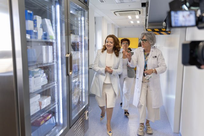 Fatima Matute ha visitado el dispositivo especifico en el Hospital Universitario Gregorio Maranon de Madrid.