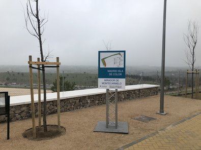 Nuevo parque lineal en el barrio de Montecarmelo