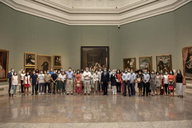 Visita de la OMT al Museo del Prado, a la exposición 'Reencuentro'