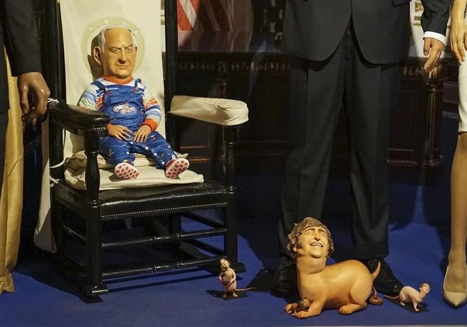 Una figura de cera de Chucky con el rostro de Benjamin Netanyahu se ha exhibido brevemente en el Museo de Cera de Madrid sin su consentimiento, según han aclarado sus responsables en un comunicado.