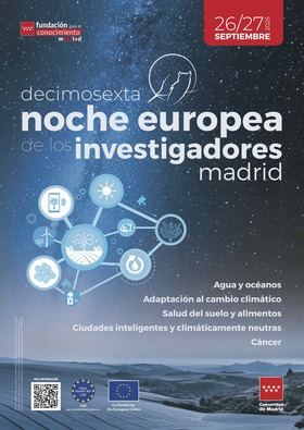 NightMadrid tiene lugar simultaneamente en 460 ciudades europeas y una veintena de Iberoamerica, para acercar la ciencia a todos los publicos.