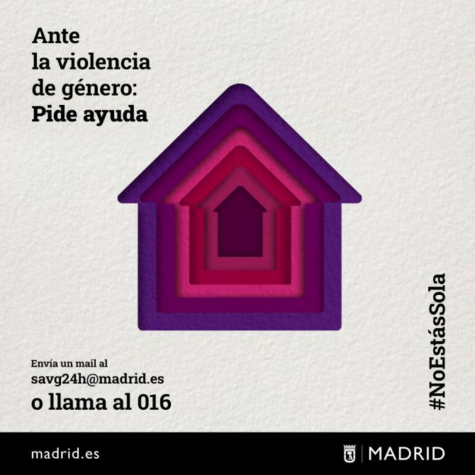 Campaña #NoEstásSola para visibilizar el encierro de las víctimas de violencia de género