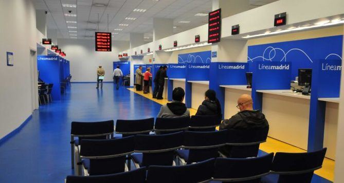 Las oficinas de Línea Madrid abrirán el 8 de junio, salvo en Retiro y Chamberí.