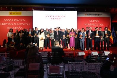 Planas ha presidido el acto de entrega en el Teatro Real de Madrid, donde se ha reunido a los 31 galardonados de esta edición que, por primera vez, integra todas las categorías en una convocatoria anual.