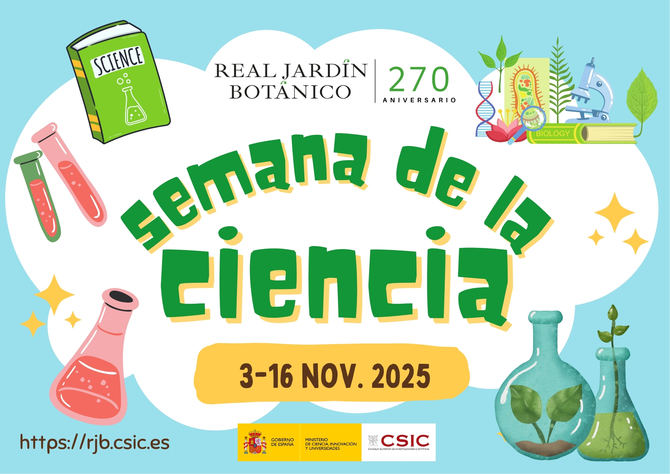 La Semana de la Ciencia y la Innovación en el RJB-CSIC se centra en la biología, la botánica y su relación con la física cuántica.