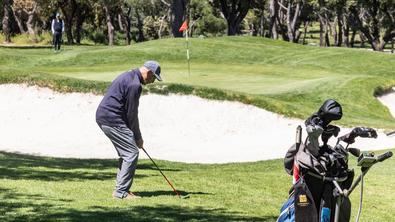 Rafa Nadal, con el golf solidario
