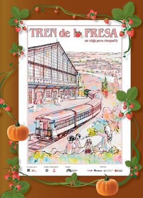 El Tren de la Fresa hará el domingo 19 un recorrido 'especial' con casi 400 plazas gratuitas para mayores de Aranjuez