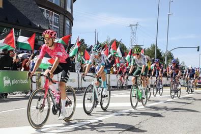 Protestas propalestinas, en el final de la Vuelta