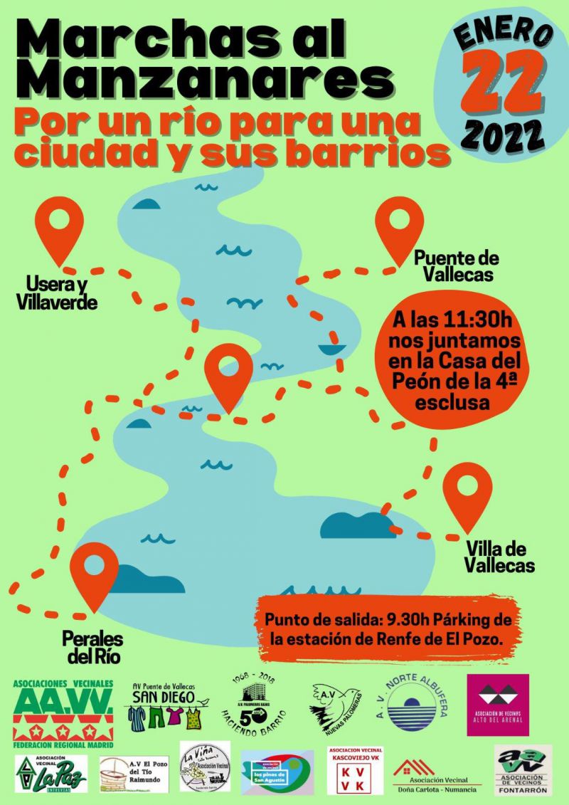 Marchas al río Manzanares Fravm 2022