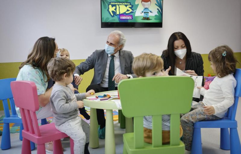 El Hospital Central de la Cruz Roja una escuela infantil para hijos de sanitarios