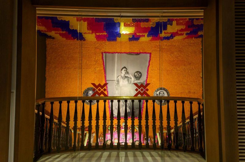 Altar de muertos Casa Mexico Frida Kahlo