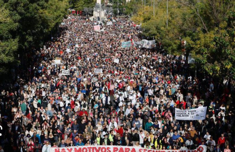 Manifestacion Sanidad 13N Madrid 2022