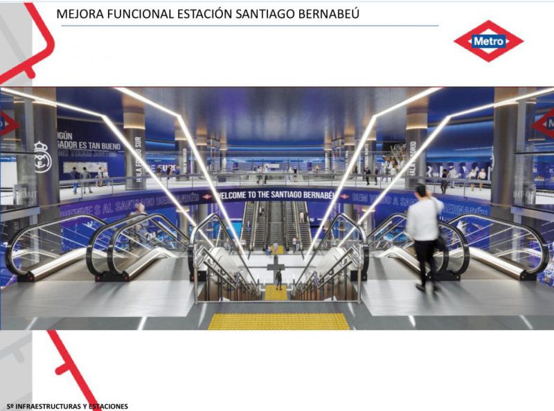 Nueva Estacion de Metro Santiago Bernabeu