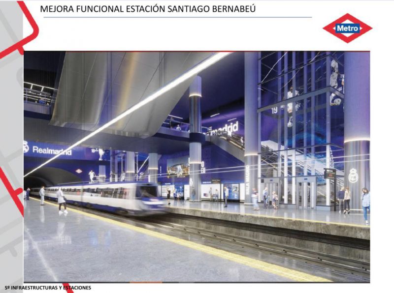 Nueva Estacion de Metro Santiago Bernabeu