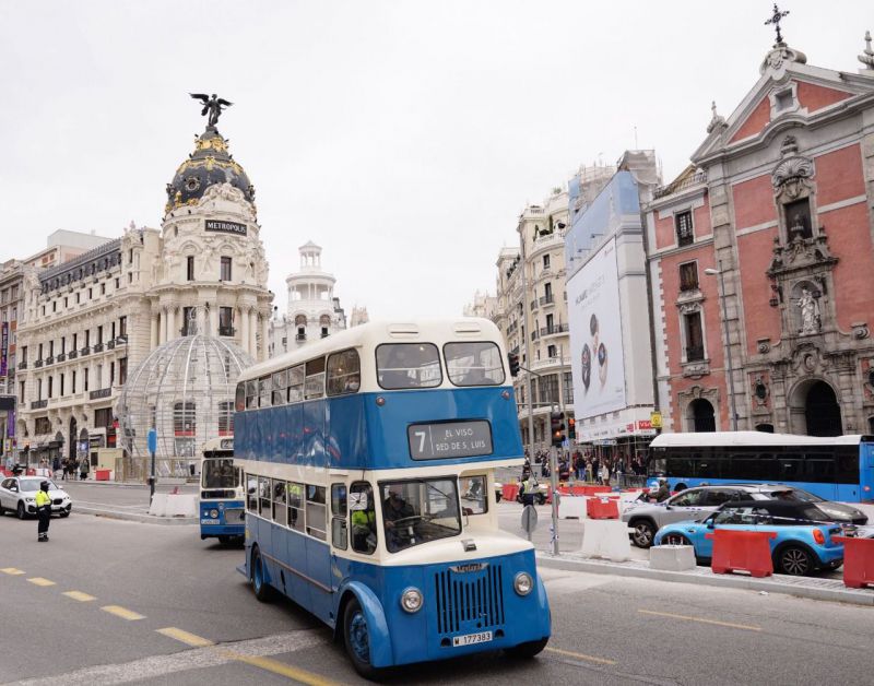 Exhibicion de Autobuses Historicos de la EMT