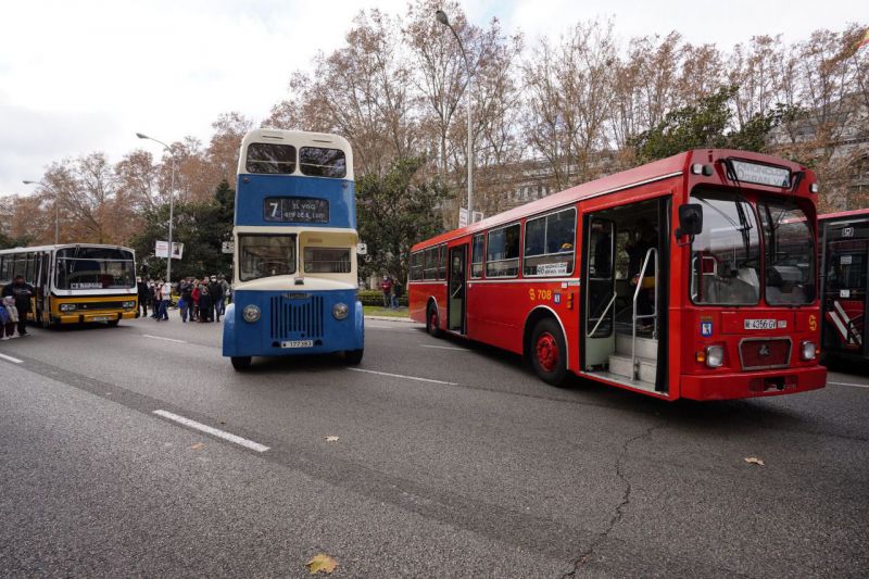 Exhibicion de Autobuses Historicos de la EMT