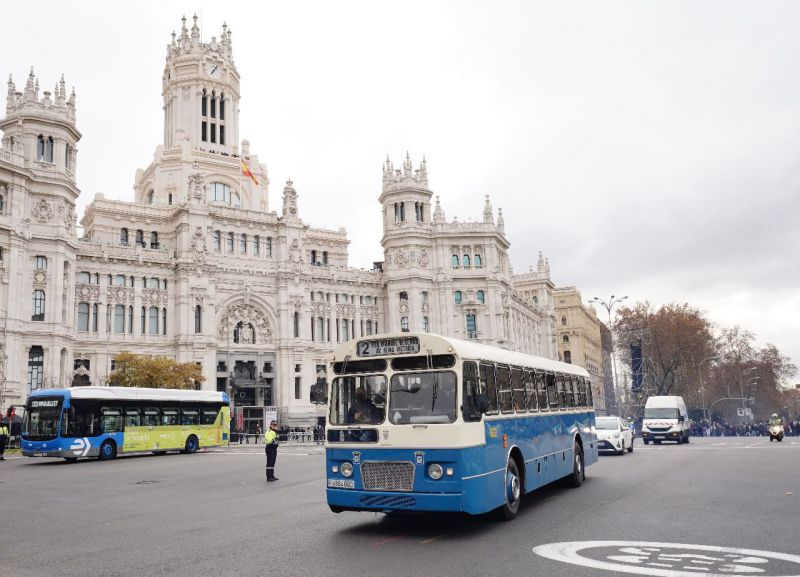 Exhibicion de Autobuses Historicos de la EMT