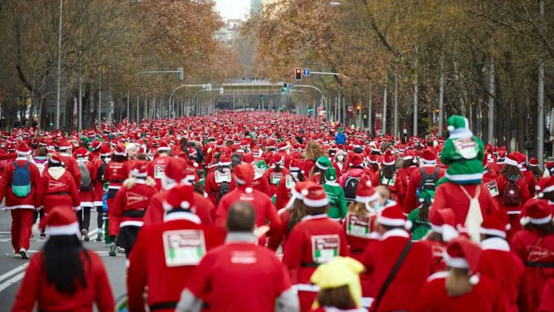 Carrera Solidaria de Papá Noel El Corte Inglés 2022