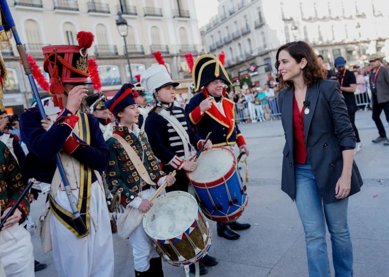 Fiestas del 2 mayo, defensa del cuartel de Monteleón