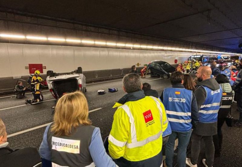 Madrid Calle 30, simulacro evacuación túnel