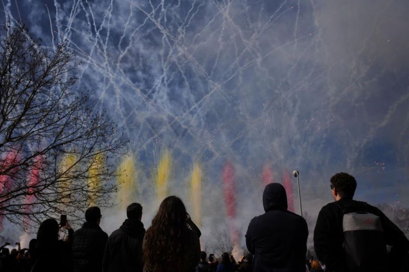 Madrid Río mascletá valenciana 2024