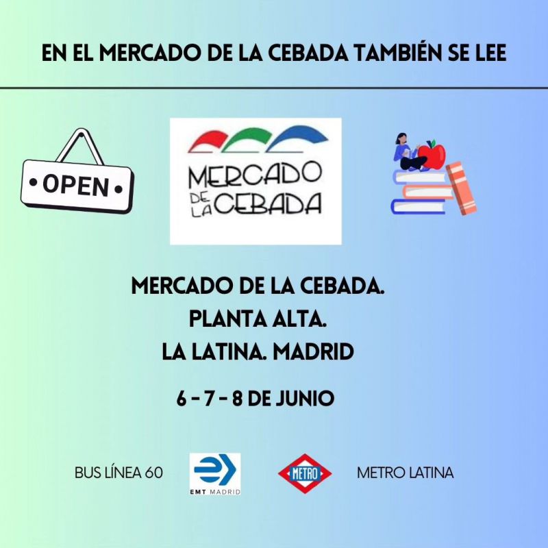 Mercado de la Cebada Feria del Libro 2024