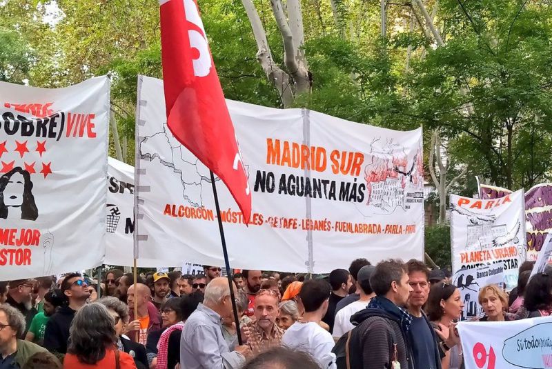 Manifestación derecho vivienda digna en alquiler 13O Madrid 2024 