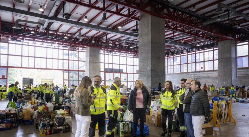 Madrid solidaridad con damnificados Valencia