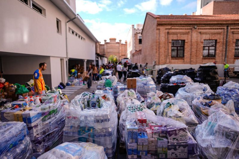 Madrid solidaridad con damnificados Valencia