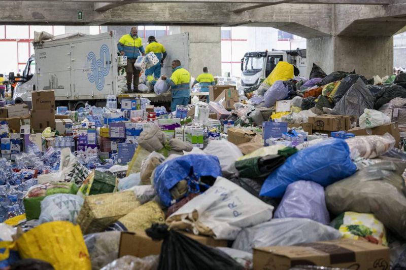 Madrid solidaridad con damnificados Valencia