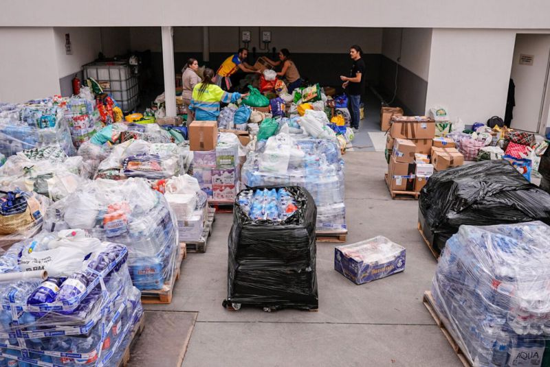 Madrid solidaridad con damnificados Valencia